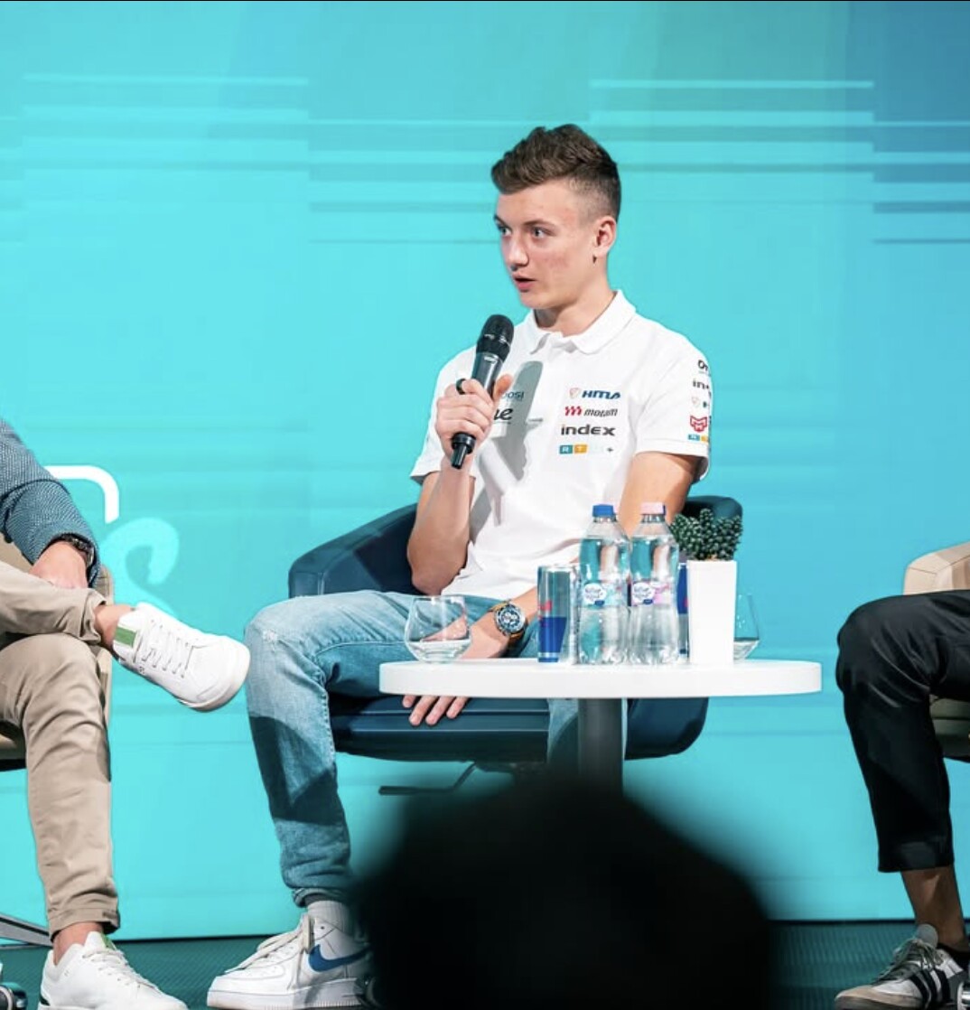 On stage