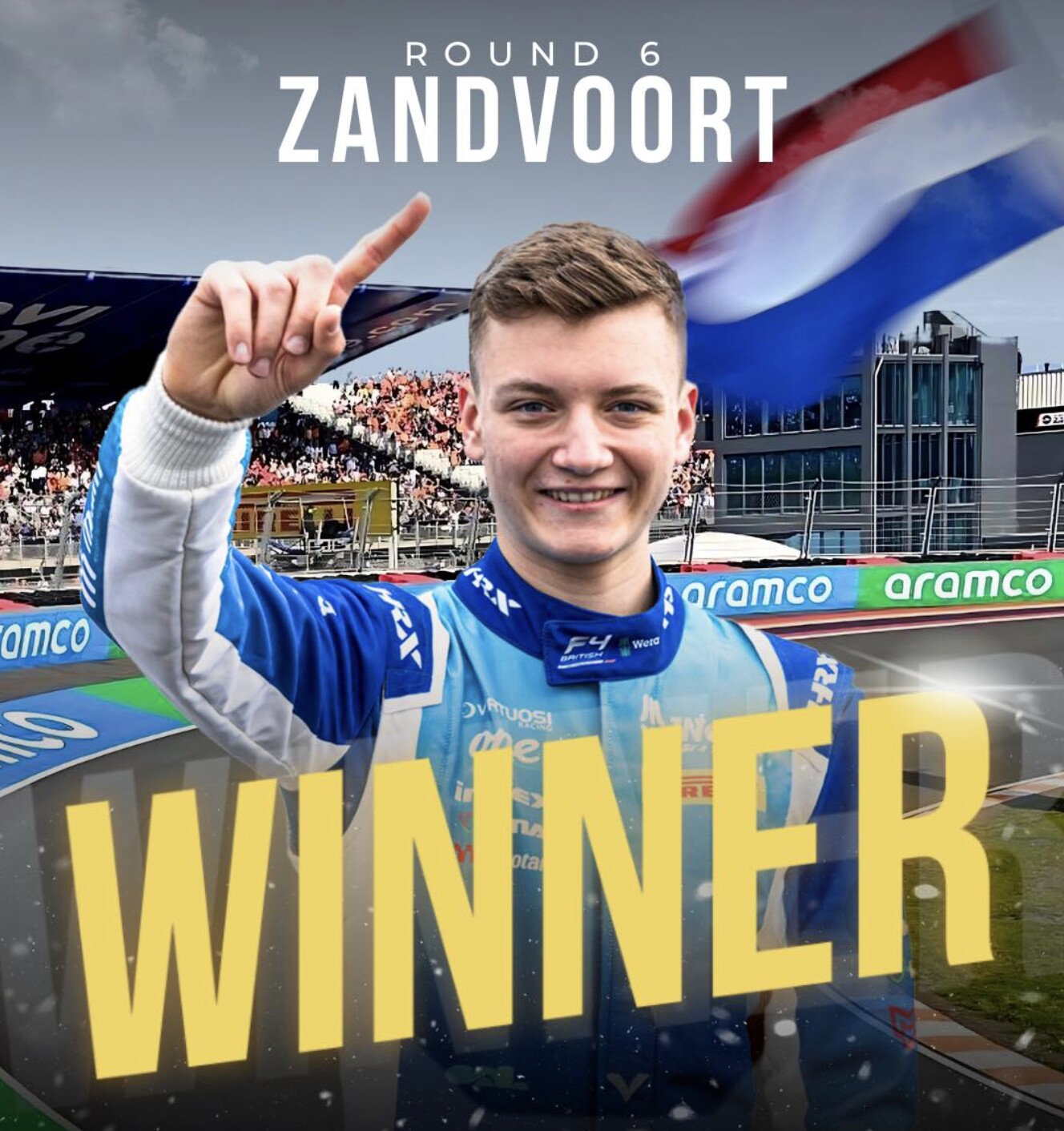 Race winner, Zandvoort