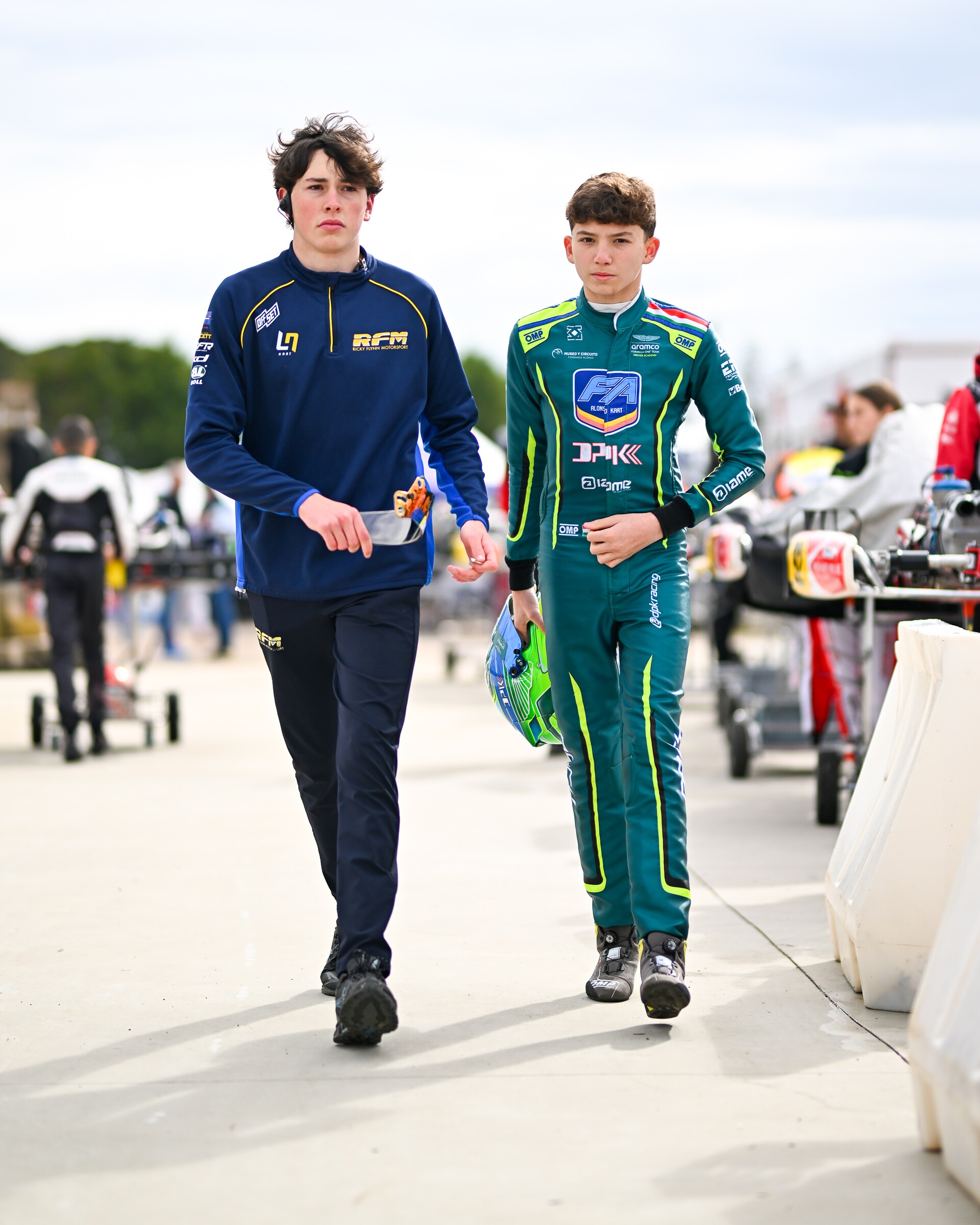 Walking the paddock