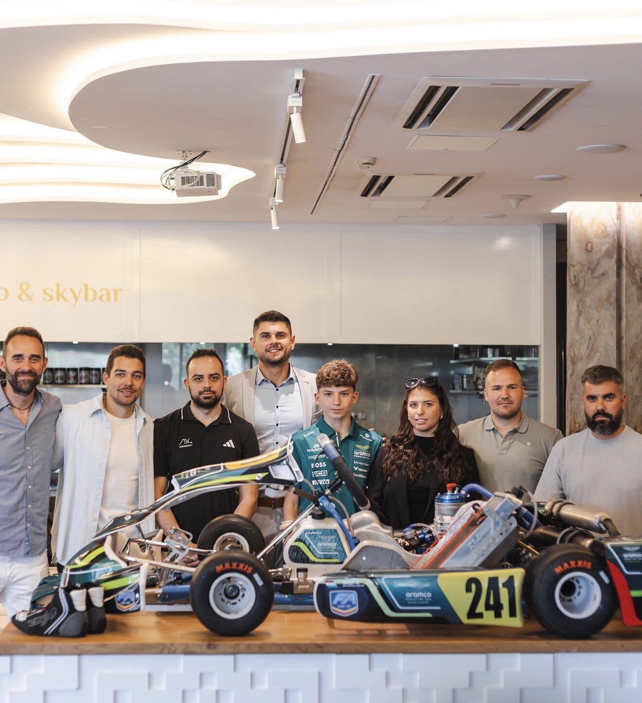 With the EGM team